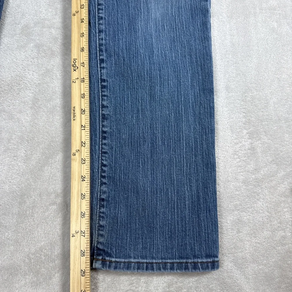Vintage LL Bean Med Wash Straight Leg Jeans Women's Size 10 Reg (28X29) 90s/Y2K - Picture 9 of 11